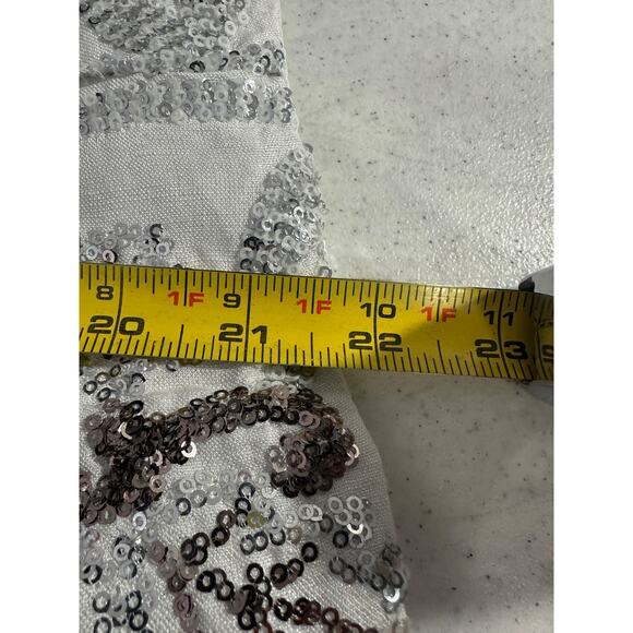 NWT Boston Proper Floral Sequin Embellished Shimmer Linen Jacket Sz 12 $190 C1 - Picture 8 of 8